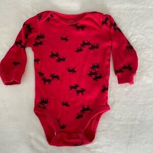 Moose long sleep onesie